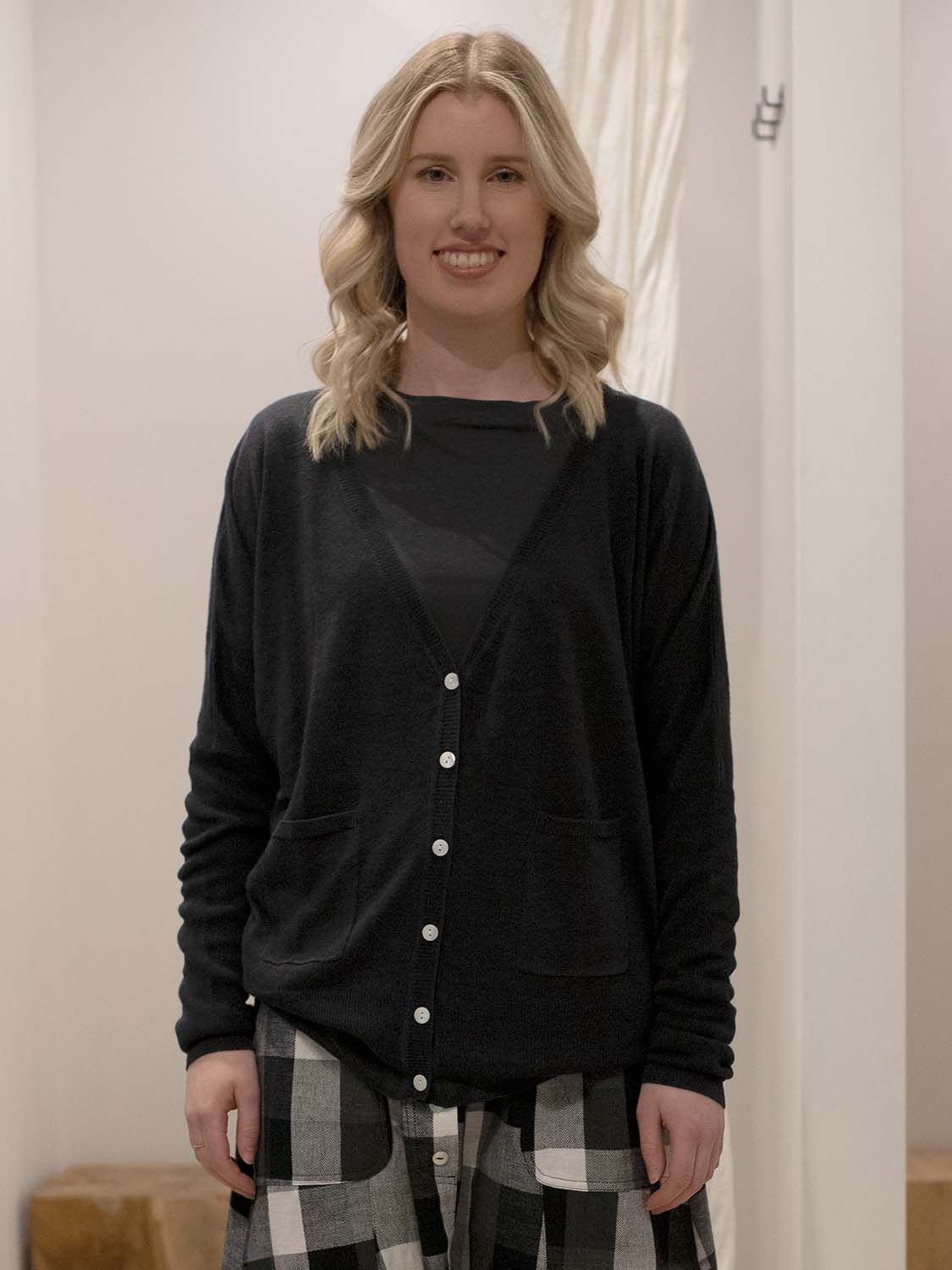 Reverent Cardigan CHARCOAL